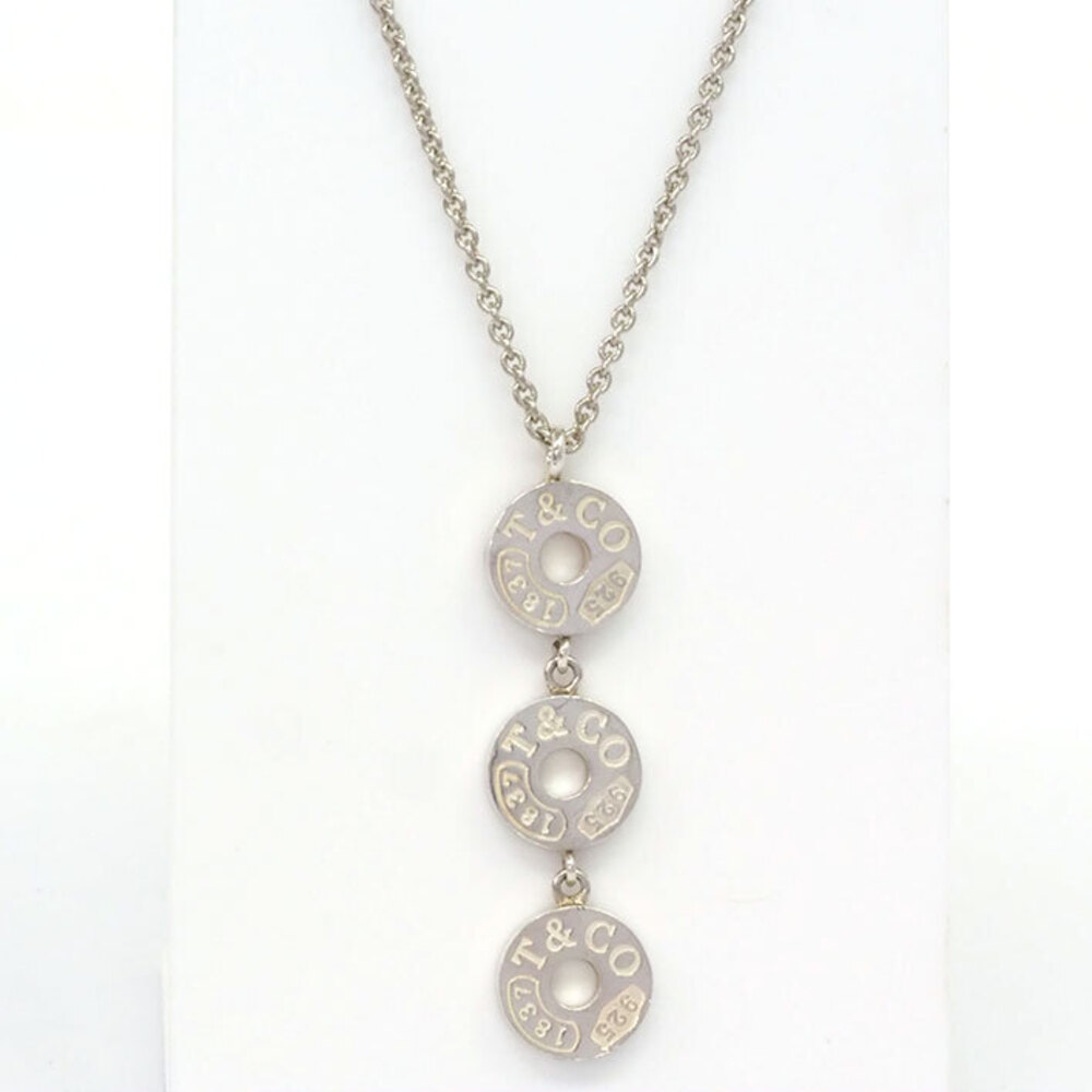 Tiffany Triple Circle Sterling Silver Necklace